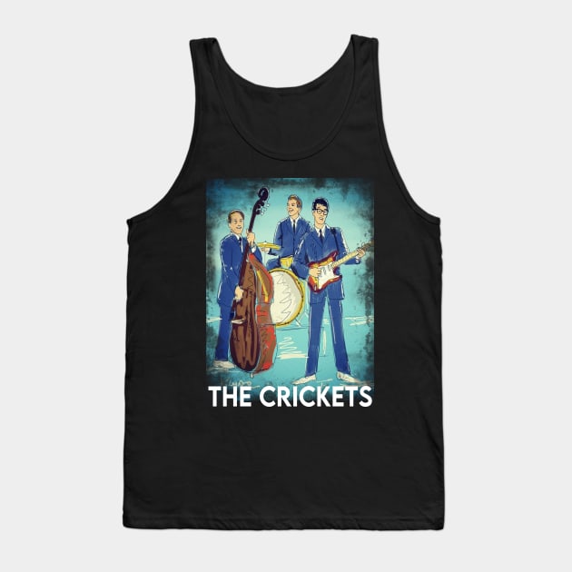 Legendary Rock Pioneers The Crickets' Anthem Tank Top by Mckenna Paucek